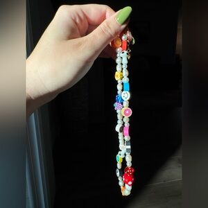 Y2K beaded choker necklace